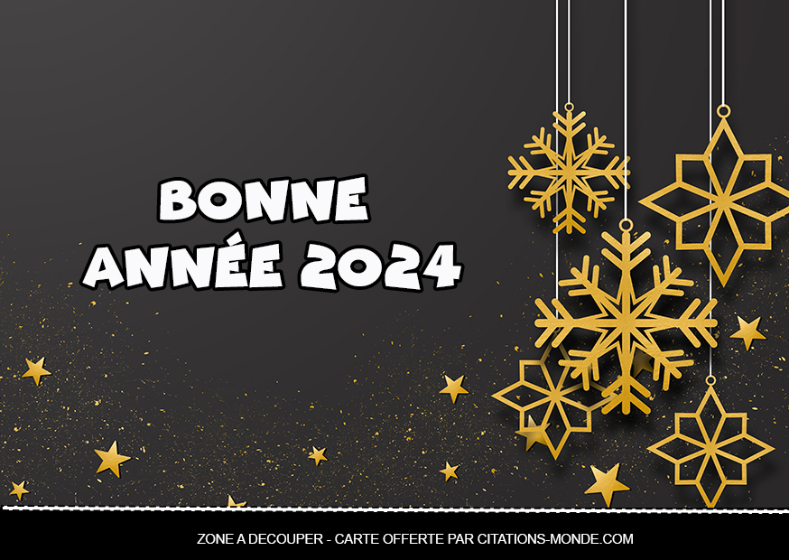 Bonne année 2024 ! –